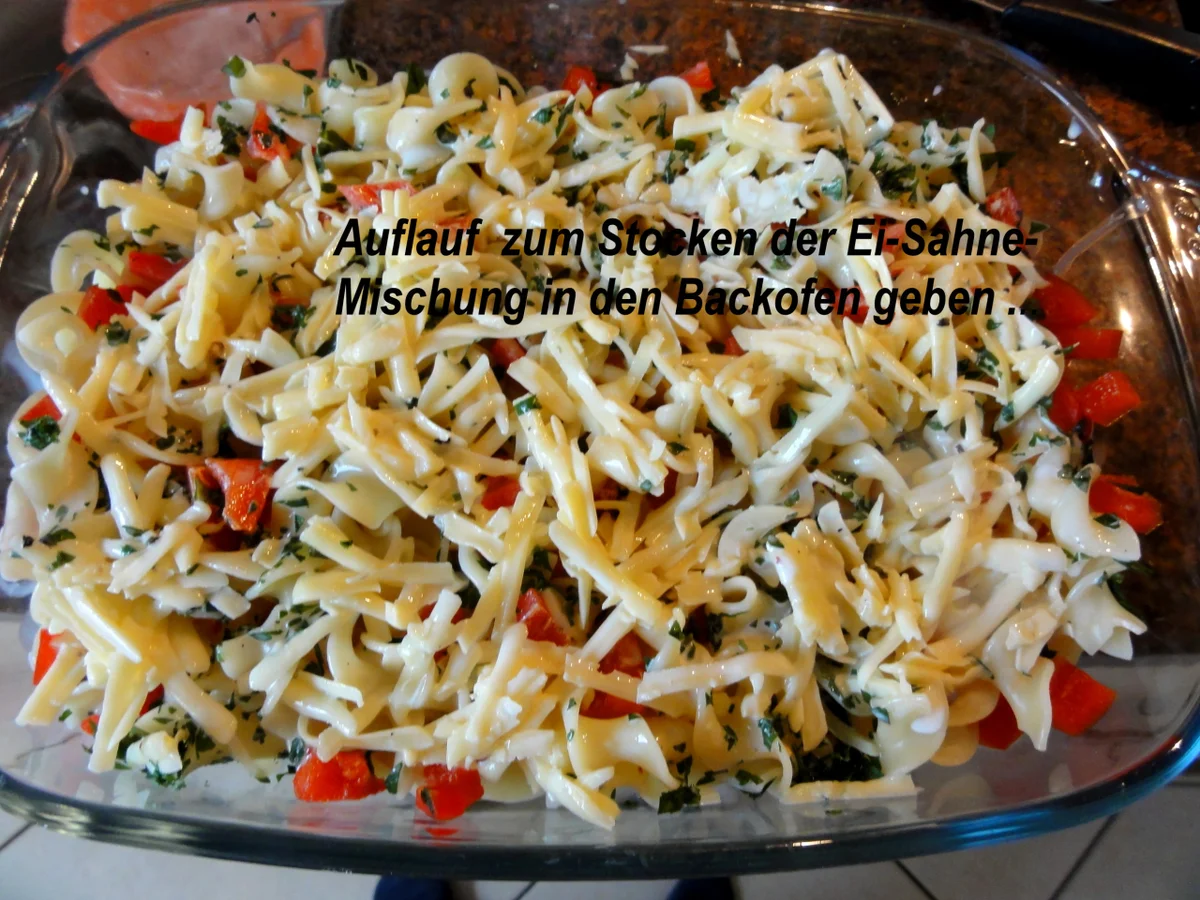 Nudeln:   NUDELAUFLAUF mit Krautsalat (Jeromakohl) - Rezept - Bild Nr. 8610