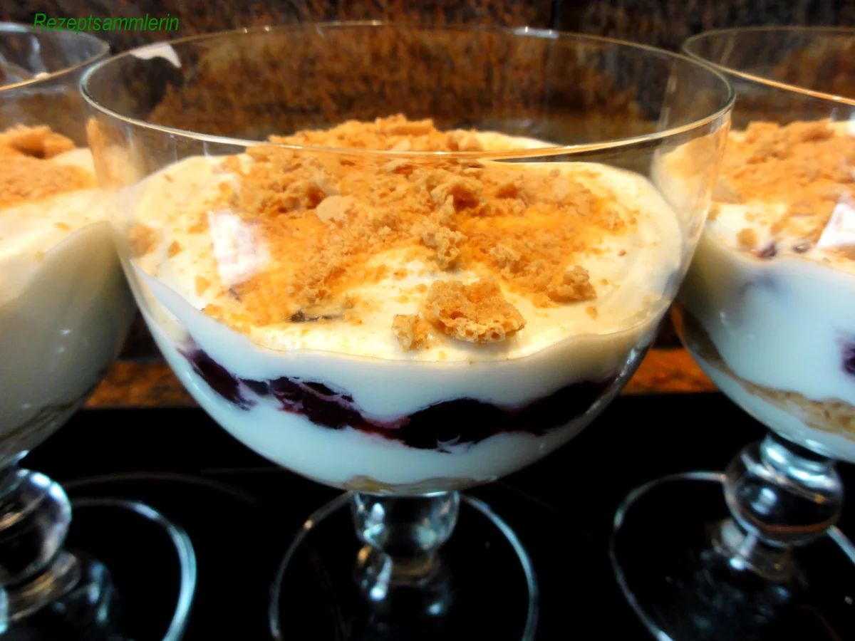 Dessert:   JOGHURT ~ SAHNE  mit Süßkirschen - Rezept - Bild Nr. 7
