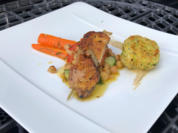 Grillspieß und Bällchen vom Huhn mit Kichererbsensalat (Wolfgang und Caro Bosbach) - Rezept - Bild Nr. 8638