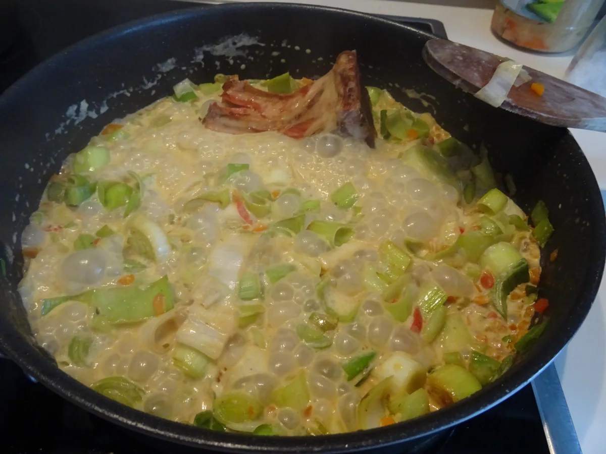 Kasseler-Lauch-Pfanne mit Knöpfle - Rezept - Bild Nr. 8653