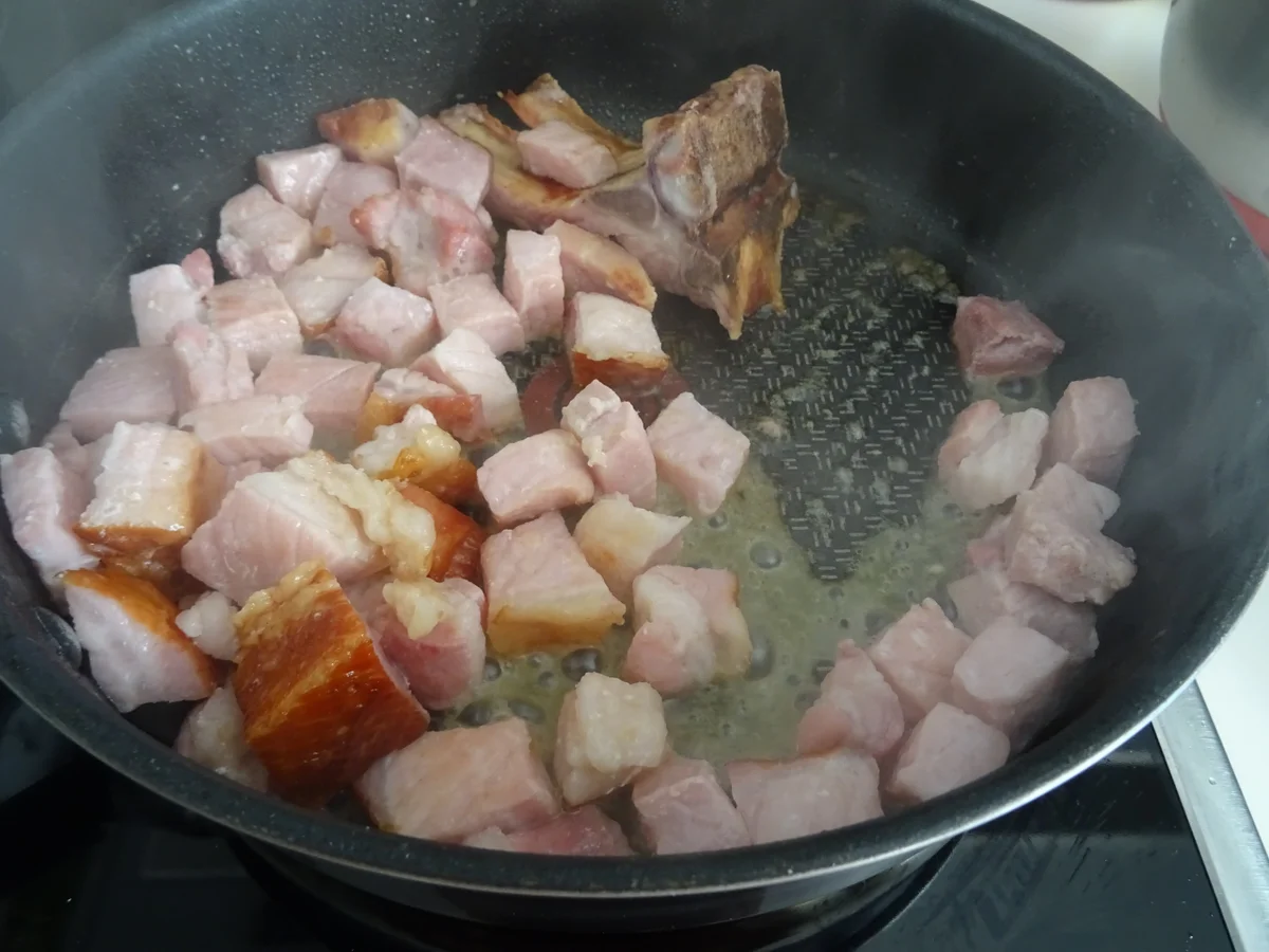 Kasseler-Lauch-Pfanne mit Knöpfle - Rezept - Bild Nr. 8655