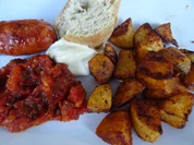 Patatas Bravas mit Aioli und scharfer Salsa - Rezept - Bild Nr. 8652