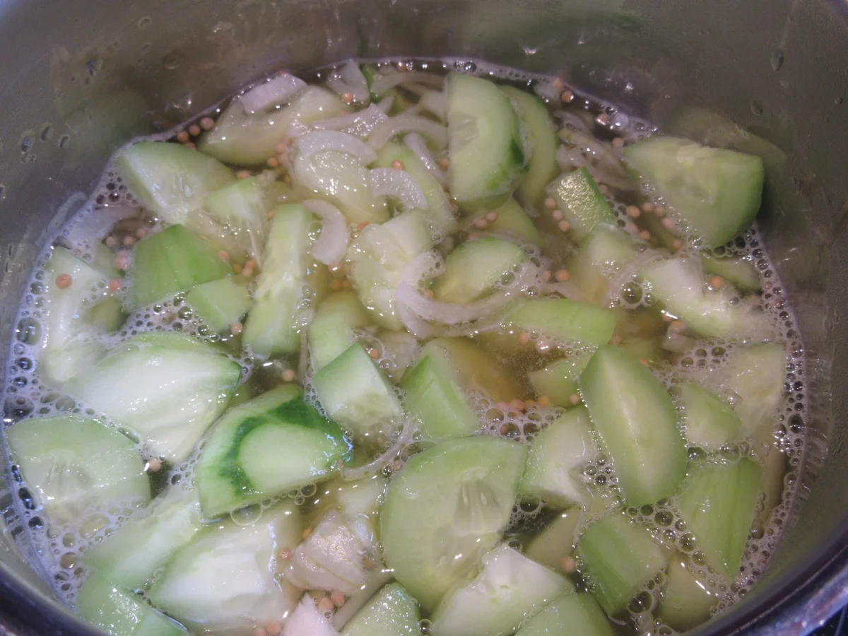 Rezept: Vorrat: Honiggurken Bild Nr. 5 Vorrat: Honiggurken - Rezept - Bild Nr. 5