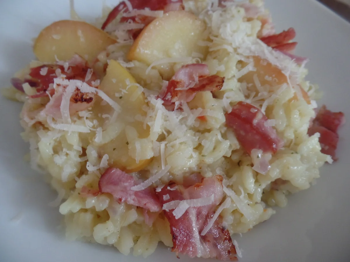 Rezept: Apfel-Speck-Risotto Bild Nr. 8673 Apfel-Speck-Risotto - Rezept - Bild Nr. 8673