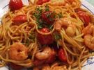 Rezept: Spaghetti mit Brunch und Garnelen Bild Nr. 2 Spaghetti mit Brunch und Garnelen - Rezept - Bild Nr. 2