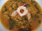 Rote Linsensuppe mit Blattspinat - Rezept - Bild Nr. 8720