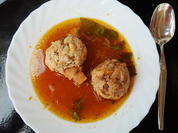 Bönnigheimer Hochzeitssuppe mit Knödeln - Rezept - Bild Nr. 8720