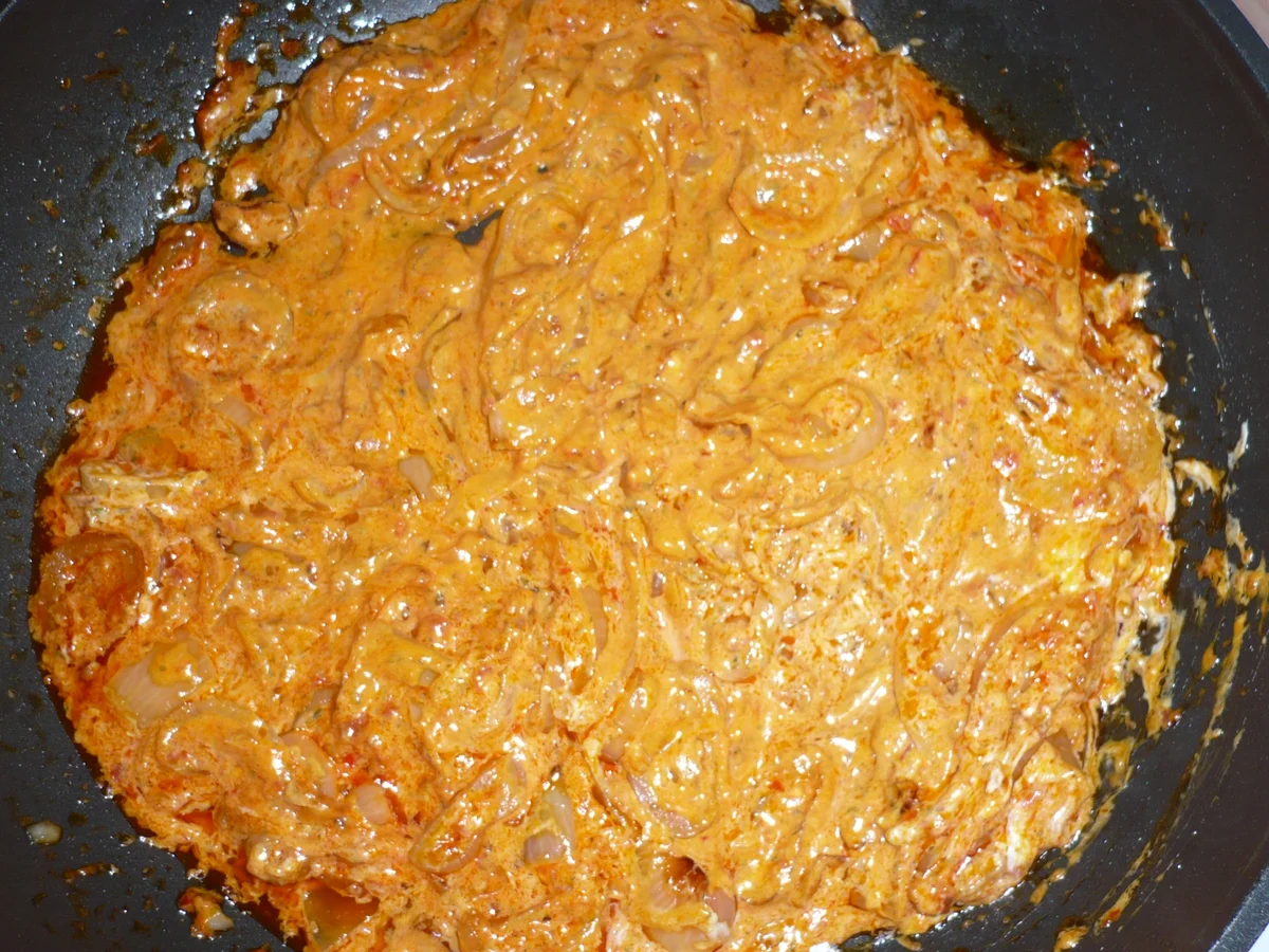 Zucchini - Spaghetti mit Frischkäse und Tomaten - Rezept - Bild Nr. 8754