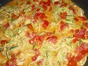 Zucchini - Spaghetti mit Frischkäse und Tomaten - Rezept - Bild Nr. 8755