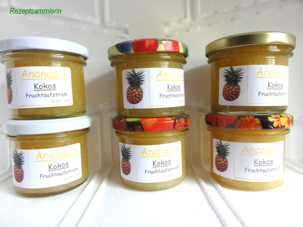 Rezept: M&G: ANANAS und KOKOSFLOCKEN Bild Nr. 8751 M&G: ANANAS und KOKOSFLOCKEN - Rezept - Bild Nr. 8751