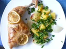Hähnchenkeulen in Zitronen - Knoblauch - Soße - Rezept - Bild Nr. 8749