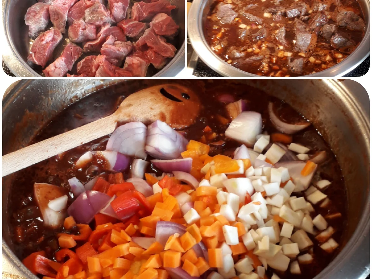 Rezept: -Rotwein Gulasch ,,kochbar Challenge 9.0 September Bild Nr. 8768 -Rotwein Gulasch ,,kochbar Challenge 9.0 September - Rezept - Bild Nr. 8768