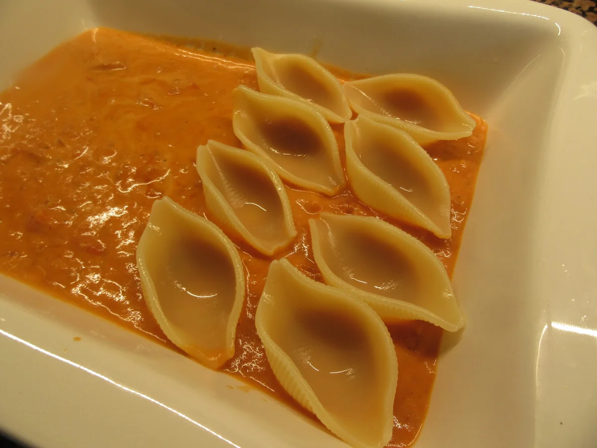 Rezept: Pasta: Conchiglioni Ripieni Bild Nr. 8781 Pasta: Conchiglioni Ripieni - Rezept - Bild Nr. 8781