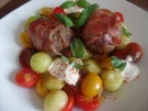 Speck-Buletten mit Tomaten-Melonen-Salat - Rezept - Bild Nr. 8775
