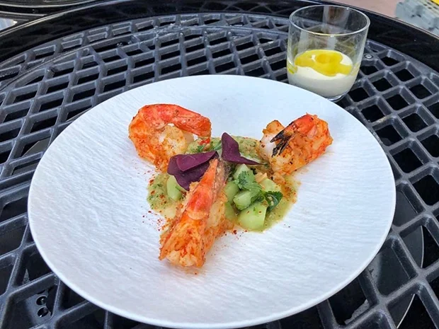 Gambas mit Gurke (Daniel Wirtz) - Rezept - Bild Nr. 2