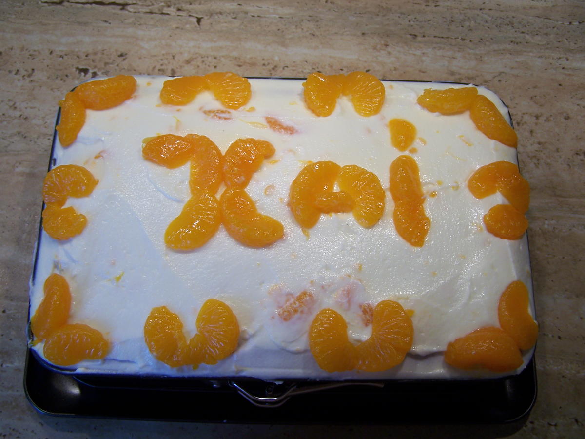 Mandarinen-Quark- Sahne-Torte - Rezept - Bild Nr. 8813