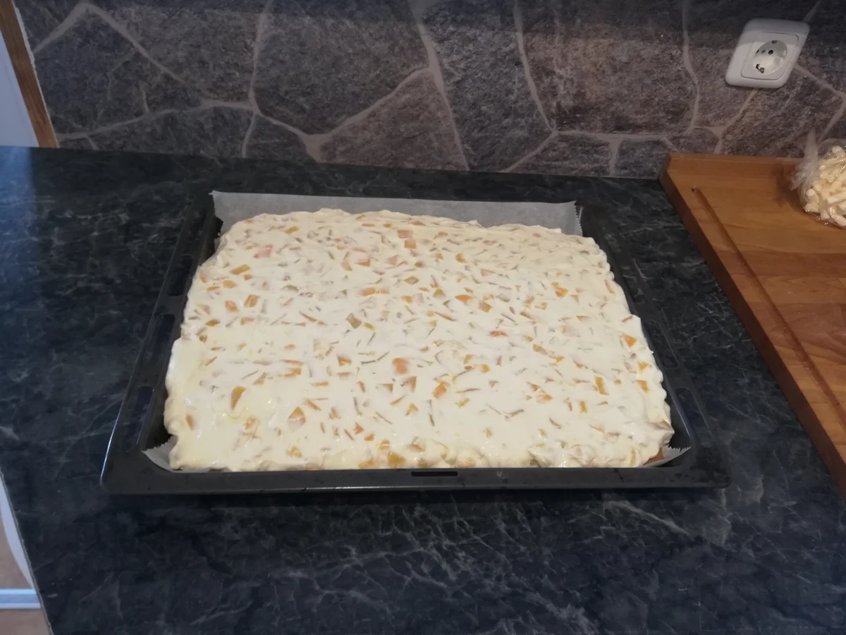 Rezept: Fanta-Pfirsich-Schnitten Bild Nr. 8796 Fanta-Pfirsich-Schnitten - Rezept - Bild Nr. 8796