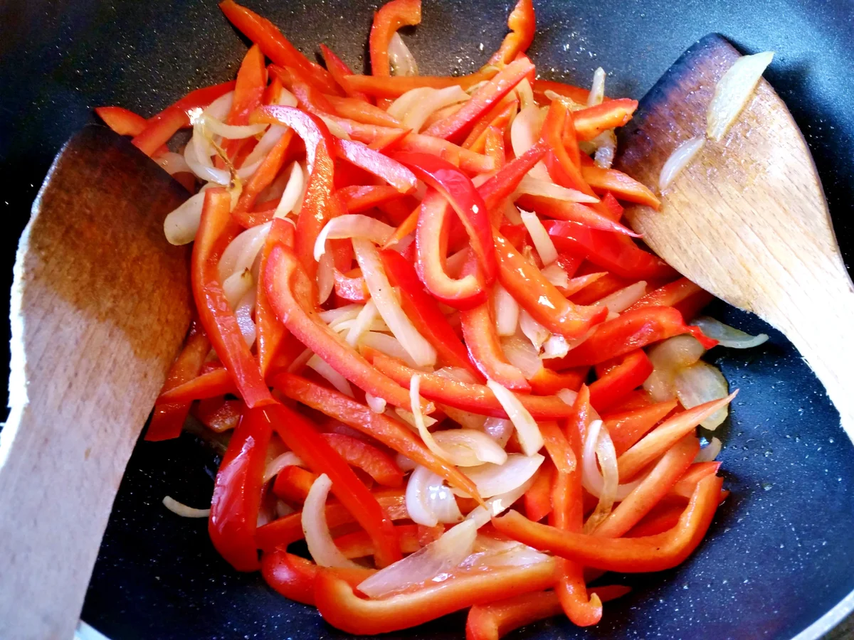 Paprikagemüse gewokt - Rezept - Bild Nr. 8806