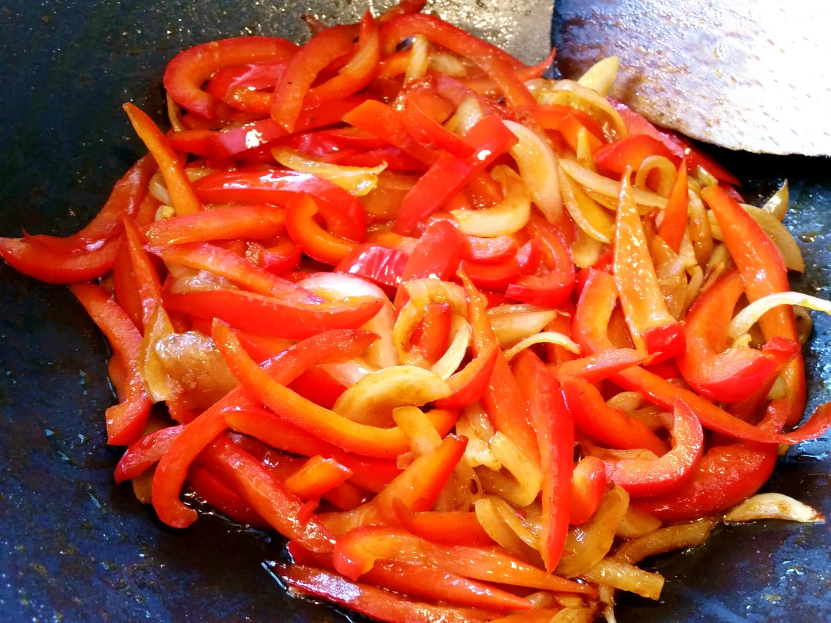 Paprikagemüse gewokt - Rezept - Bild Nr. 8807