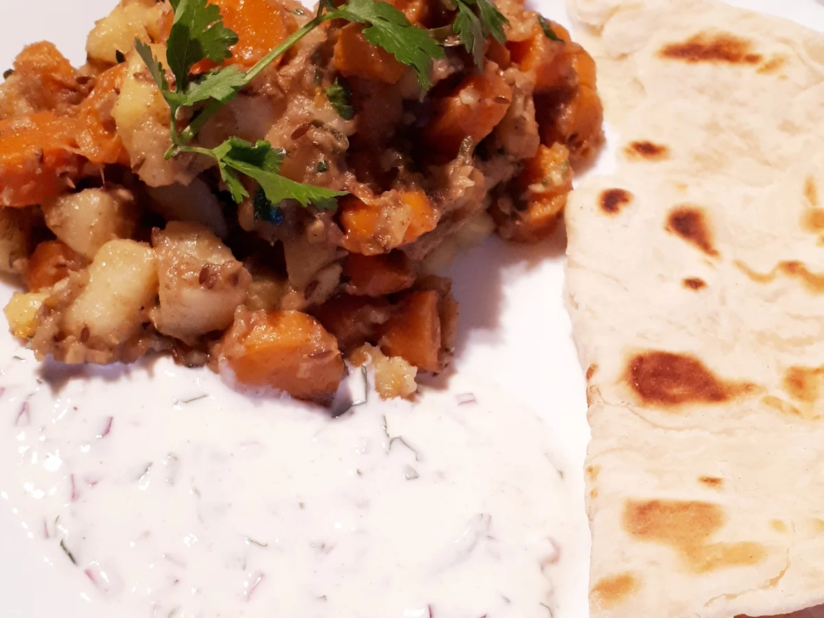 indisch Aloo Gajar - Kartoffel-Karotten-Gemüse - Rezept - Bild Nr. 8814