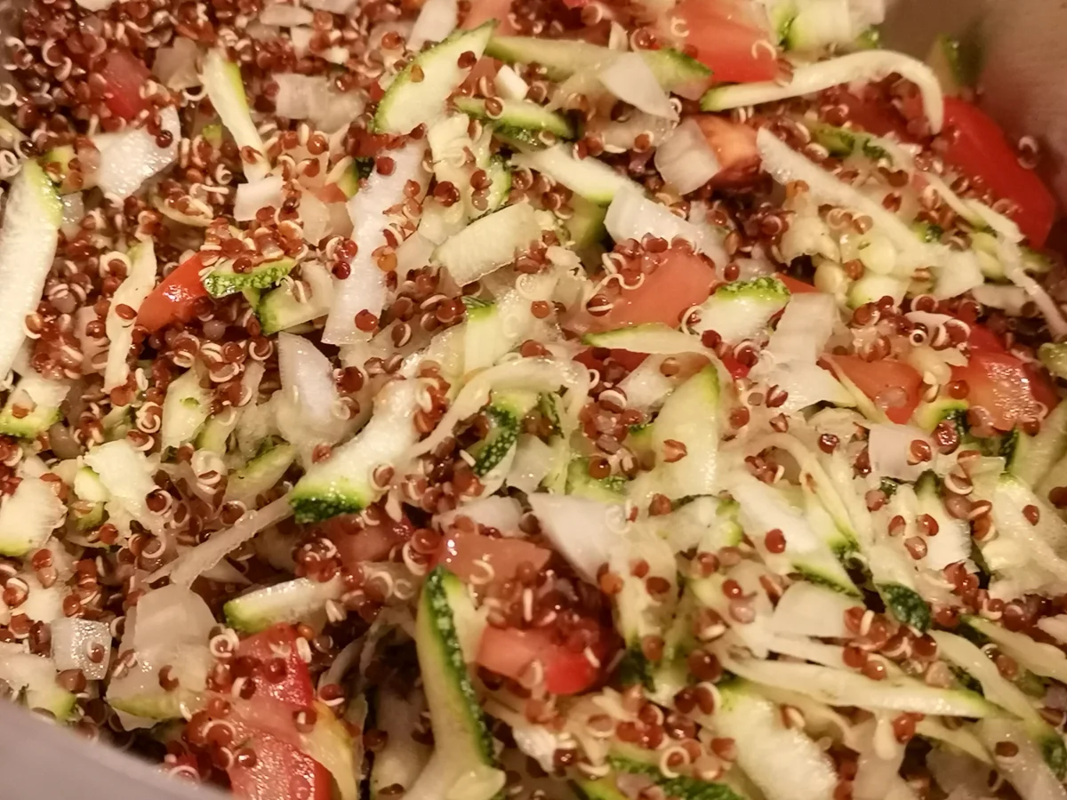BiNe` S ZUCCHINI QUINOAKUCHEN - Rezept - Bild Nr. 3