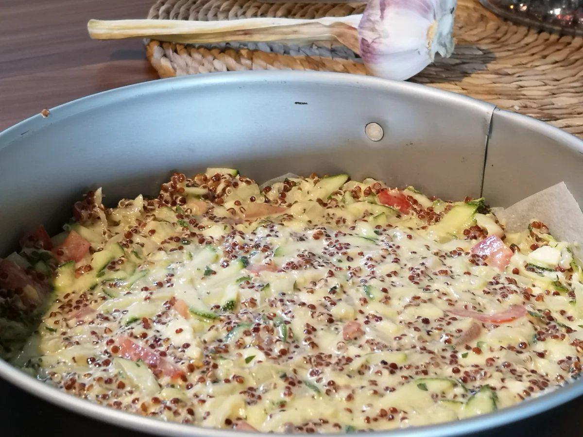 BiNe` S ZUCCHINI QUINOAKUCHEN - Rezept - Bild Nr. 4