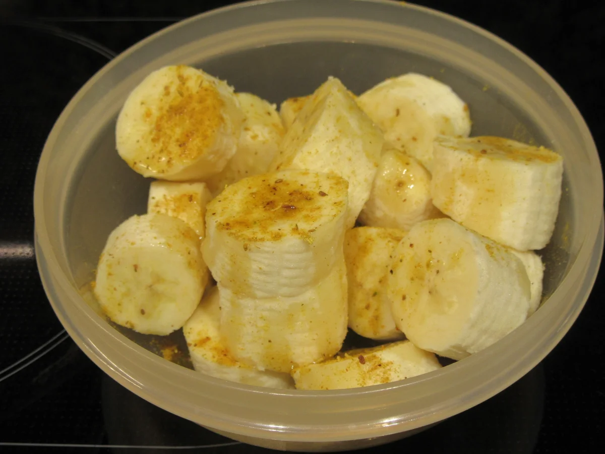 Fleisch: Lende asiatisch mit Bananen - Rezept - Bild Nr. 8806