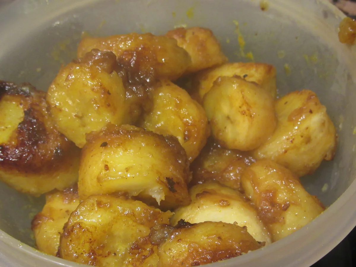 Fleisch: Lende asiatisch mit Bananen - Rezept - Bild Nr. 8810