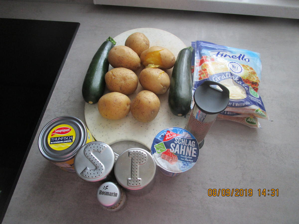 Auflauf mit Tomaten, Kartoffeln  und Thunfisch - Rezept - Bild Nr. 8804