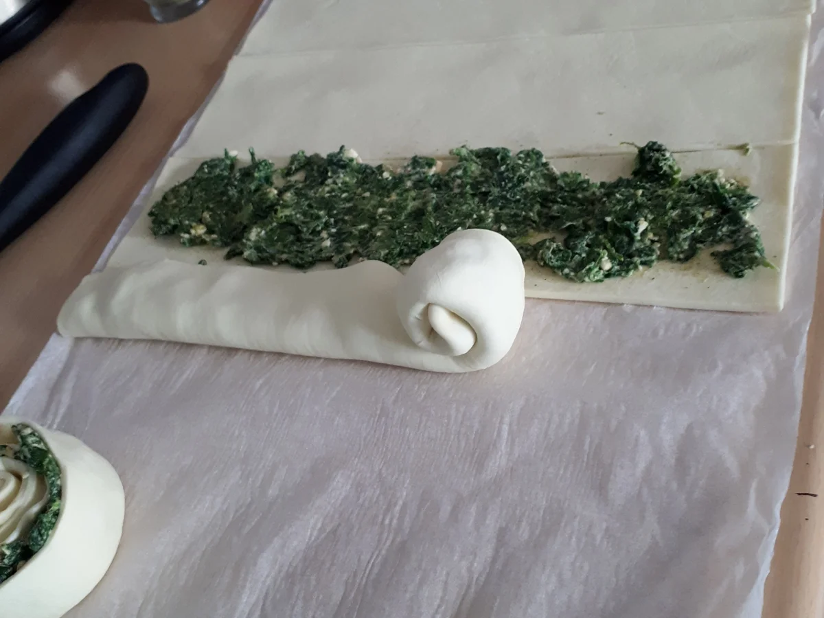 Blätterteig-Spinat-Schnecken - Rezept - Bild Nr. 8808