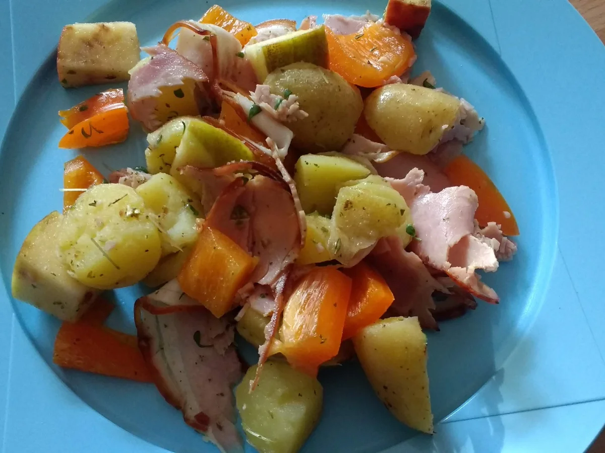 Rezept: Bürgerlicher Bauernsalat (kochbar Challenge 9.0 Sept.2019) Bild Nr. 8825 Bürgerlicher Bauernsalat (kochbar Challenge 9.0 Sept.2019) - Rezept - Bild Nr. 8825