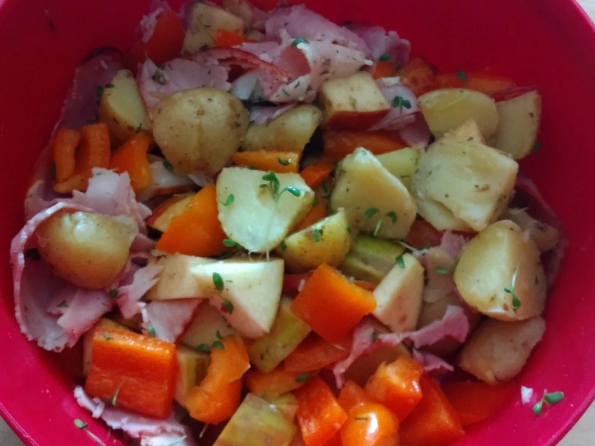 Rezept: Bürgerlicher Bauernsalat (kochbar Challenge 9.0 Sept.2019) Bild Nr. 8831 Bürgerlicher Bauernsalat (kochbar Challenge 9.0 Sept.2019) - Rezept - Bild Nr. 8831