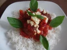 Hackbällchen in Tomatensauce mit Reis - Rezept - Bild Nr. 8803