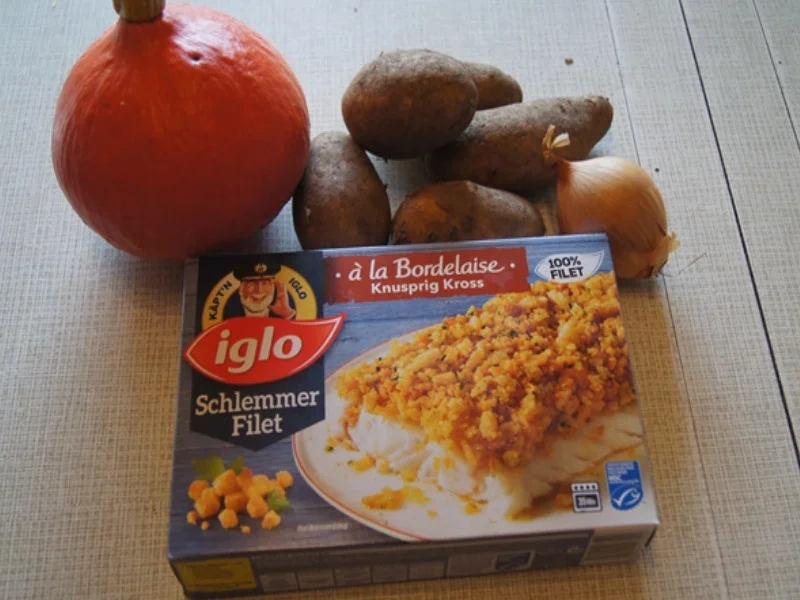 Rezept: Schlemmer-Filet mit Hokkaidokürbis-Kartoffelstampf Bild Nr. 3 Schlemmer-Filet mit Hokkaidokürbis-Kartoffelstampf - Rezept - Bild Nr. 3