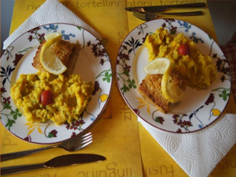 Rezept: Schlemmer-Filet mit Hokkaidokürbis-Kartoffelstampf Bild Nr. 25 Schlemmer-Filet mit Hokkaidokürbis-Kartoffelstampf - Rezept - Bild Nr. 25