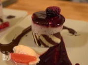 Schoko-Waldfrucht-Törtchen und Grapefruit-Prosecco-Sorbet - Rezept - Bild Nr. 8823