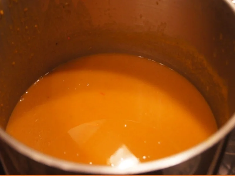 Rezept: Asiatisch gewürzte Kürbissuppe mit Hähnchenbrustfiletstreifen Bild Nr. 16 Asiatisch gewürzte Kürbissuppe mit Hähnchenbrustfiletstreifen - Rezept - Bild Nr. 16