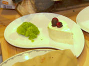 Basilikum-Gin-Sorbet mit Käse-Sahne-Tränen - Rezept - Bild Nr. 2