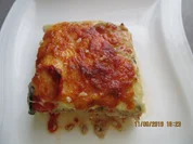 Auflauf mit Gehacktem, Tomaten, Zucchini und Reis - Rezept - Bild Nr. 8851