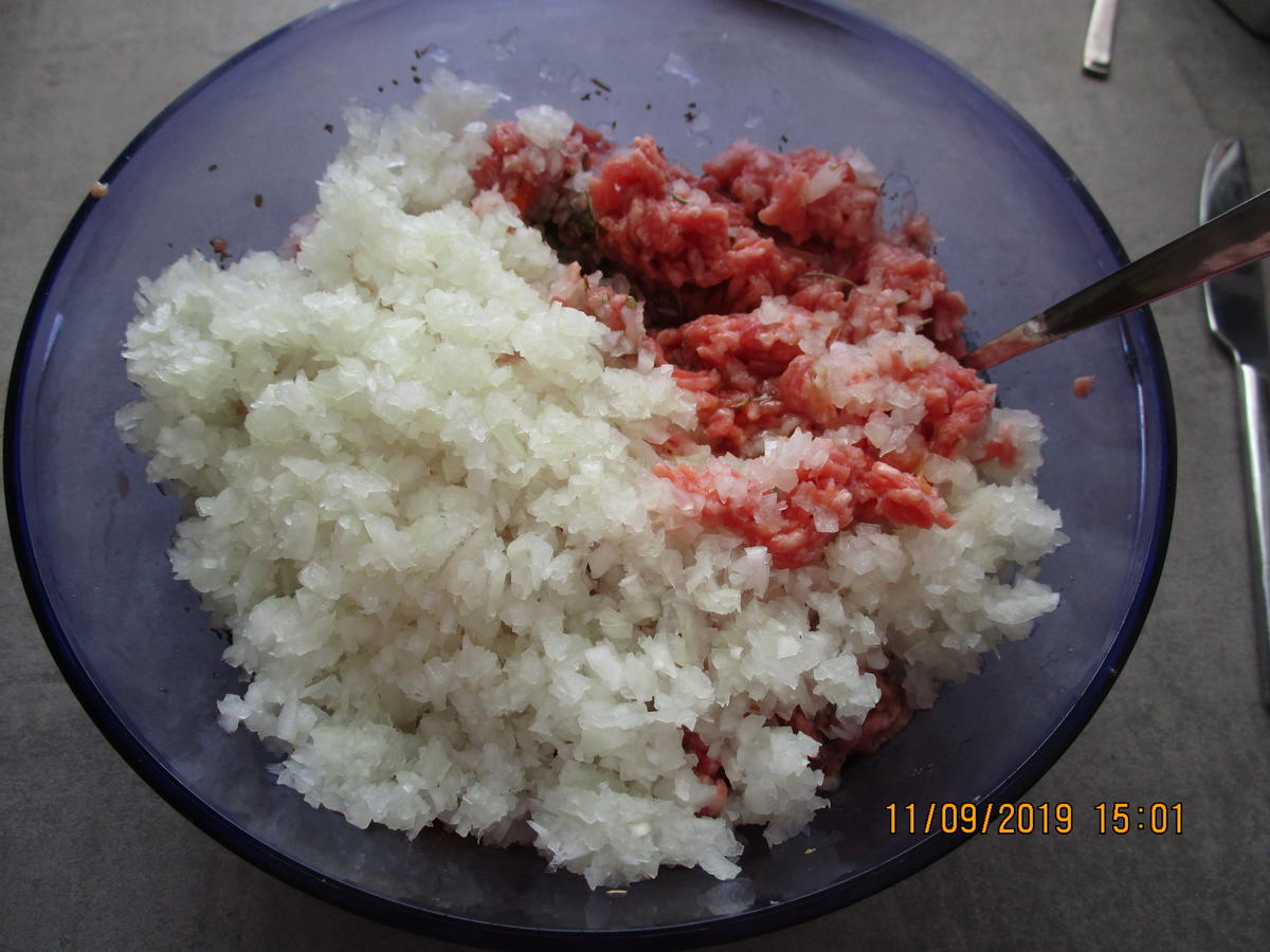 Auflauf mit Gehacktem, Tomaten, Zucchini und Reis - Rezept - Bild Nr. 8858