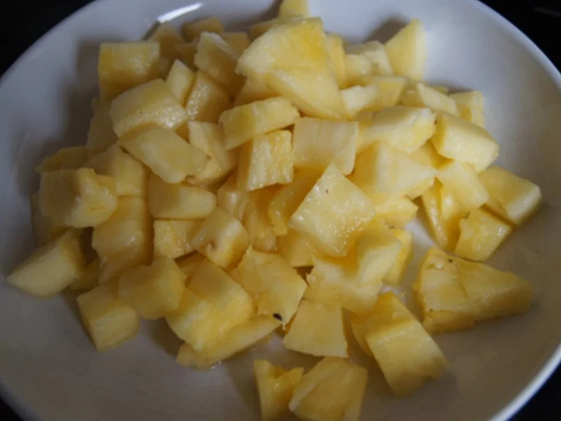 Schweinefilet süß-sauer im Römertopf mit Curry-Basmatireis - Rezept - Bild Nr. 14