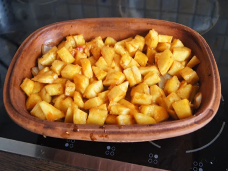 Schweinefilet süß-sauer im Römertopf mit Curry-Basmatireis - Rezept - Bild Nr. 17