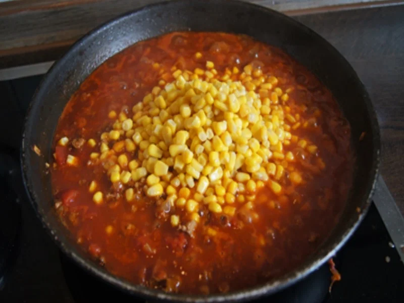 Chili con Carne mit Pellkartoffeln - Rezept - Bild Nr. 8860