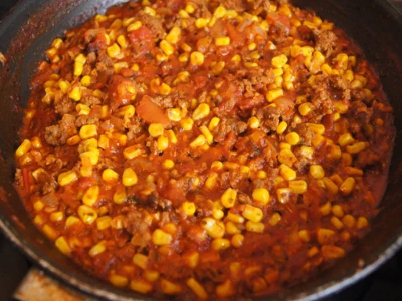 Chili con Carne mit Pellkartoffeln - Rezept - Bild Nr. 8863