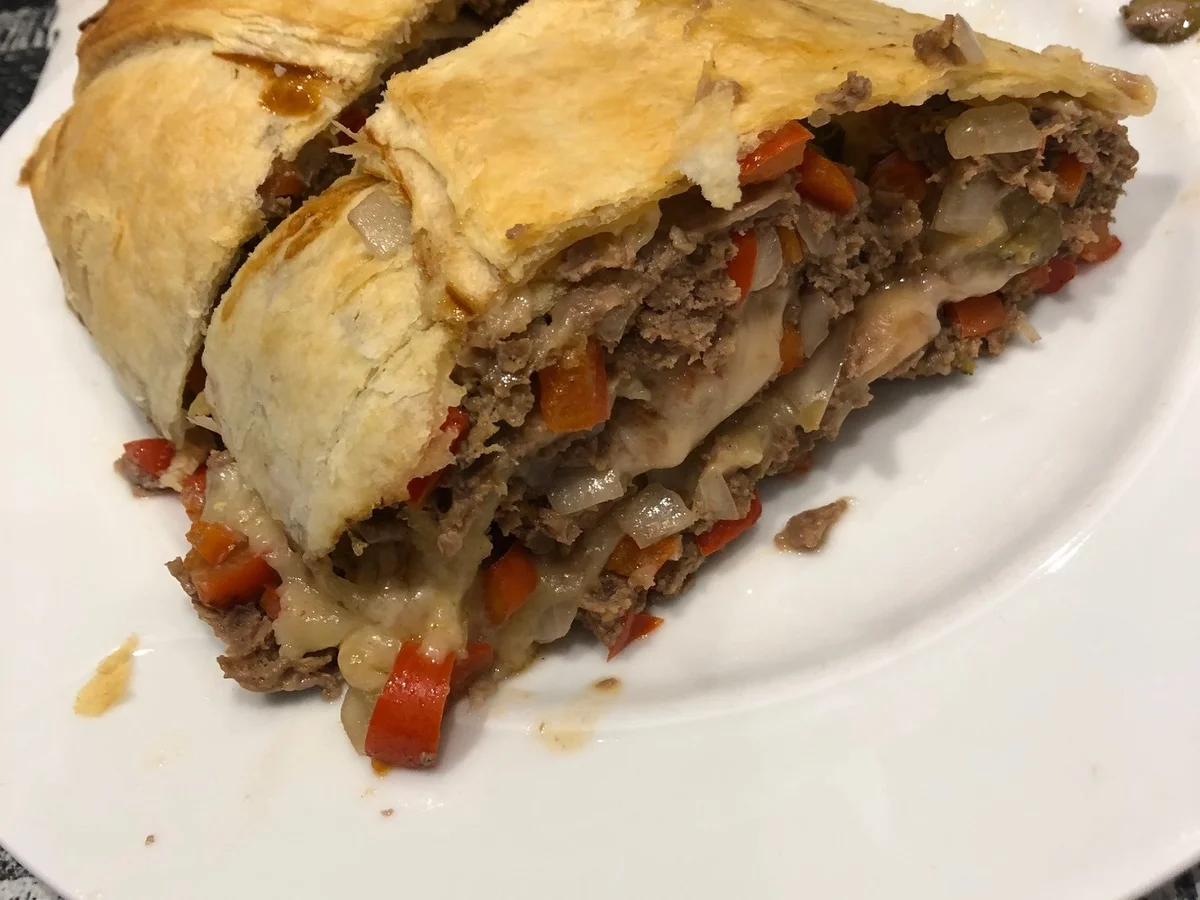 Hack-Blätterteig-Paprika-Strudel - Rezept - Bild Nr. 8856