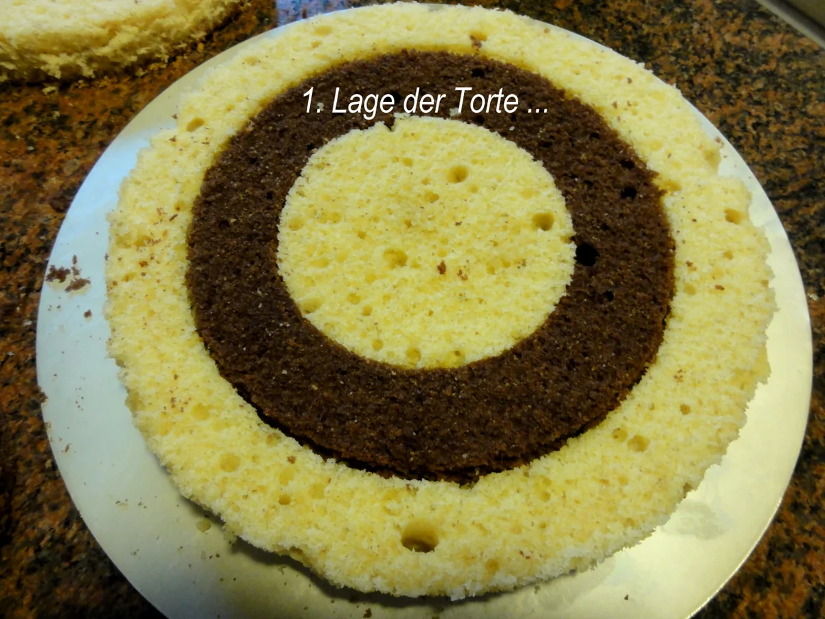 Rührteig:   SCHACHBRETT~TORTE mit Fondant-Deko - Rezept - Bild Nr. 8863