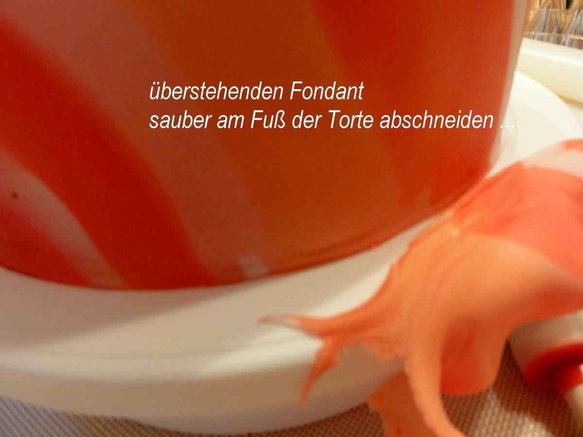 Rührteig:   SCHACHBRETT~TORTE mit Fondant-Deko - Rezept - Bild Nr. 8871