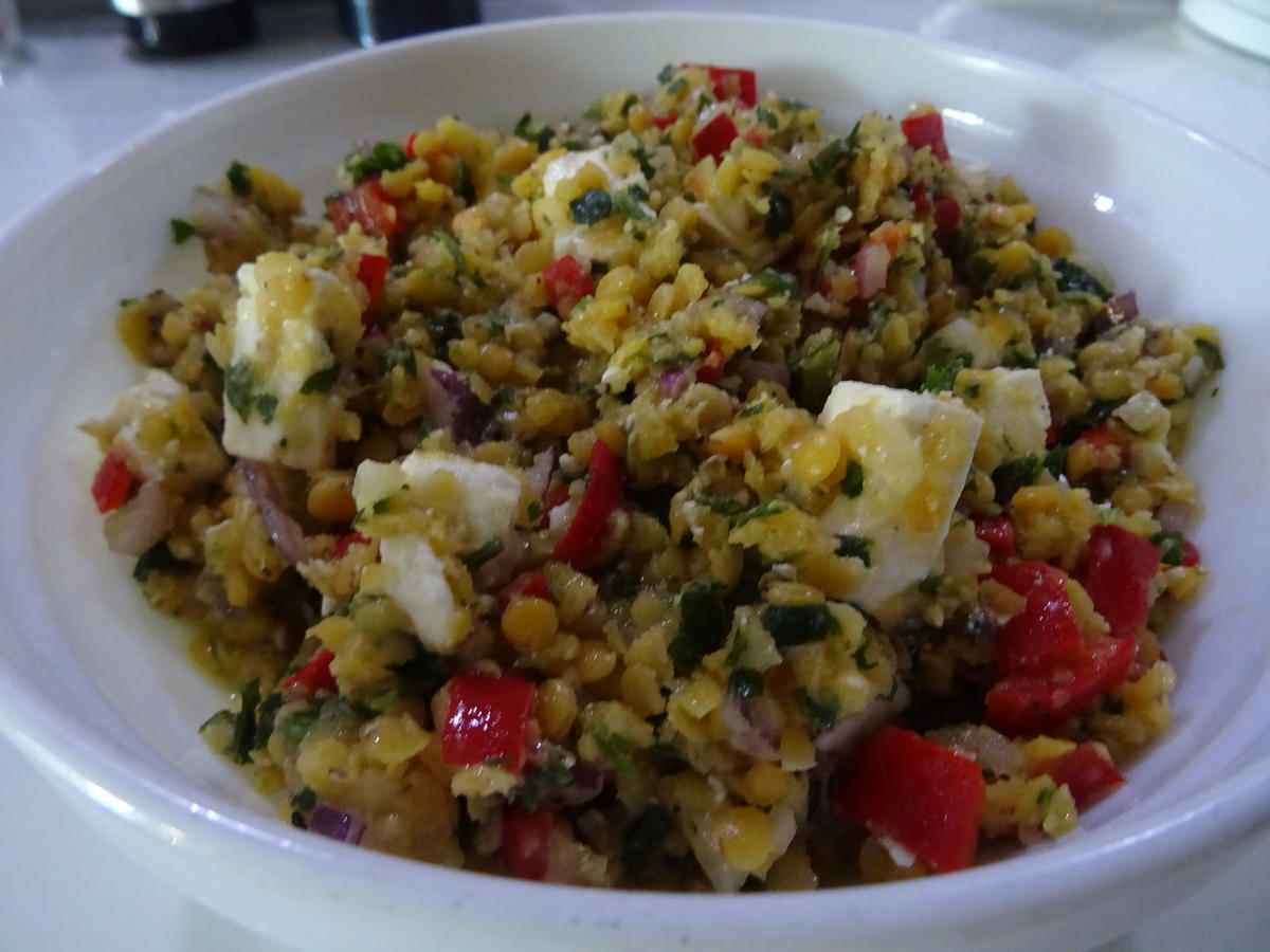 Rote-Linsen-Salat mit Feta - Rezept - Bild Nr. 8855