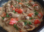 Hackbällchen -Pfanne - Rezept - Bild Nr. 8855