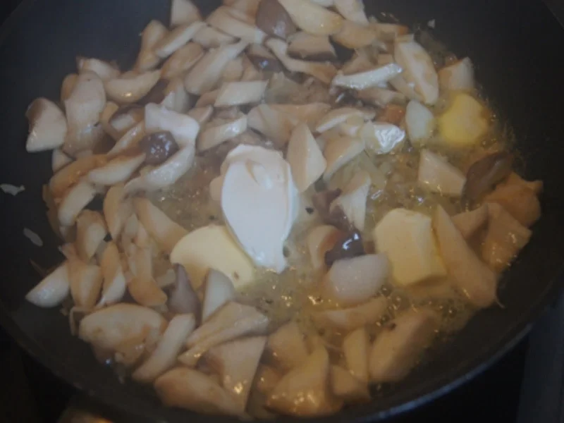 Rezept: Pasta mit Kräuterseitlingen Bild Nr. 9 Pasta mit Kräuterseitlingen - Rezept - Bild Nr. 9